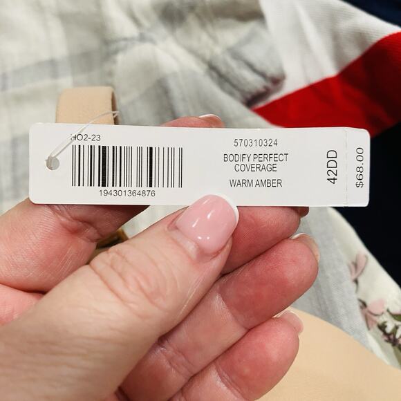 Soma Intimates Bra Womens 42DD Bodify Perfect Coverage Warm Amber NWT 570310324 - Picture 4 of 6